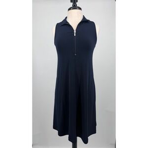 Karen Kane Jersey Half Zip Shift Dress